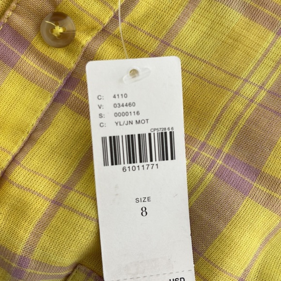 Anthropologie Seen Worn Kept Romy Button Down Blouse Top Shirt 8 - Picture 9 of 9